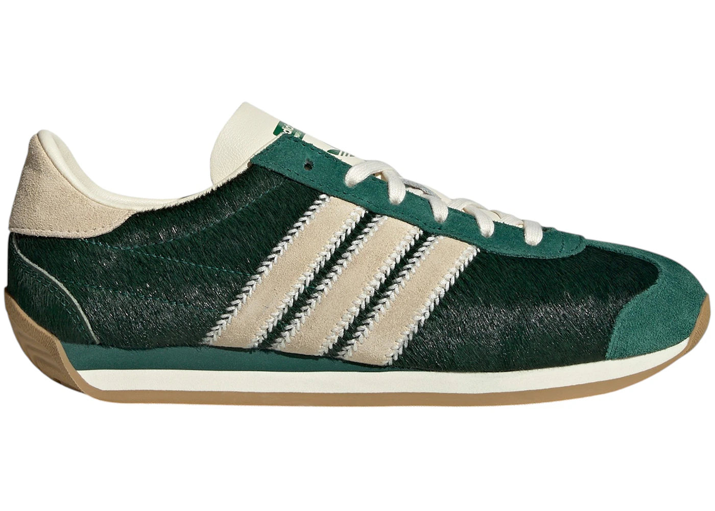 adidas Country OG Collegiate Green Cream White Pony Hair (Women's)