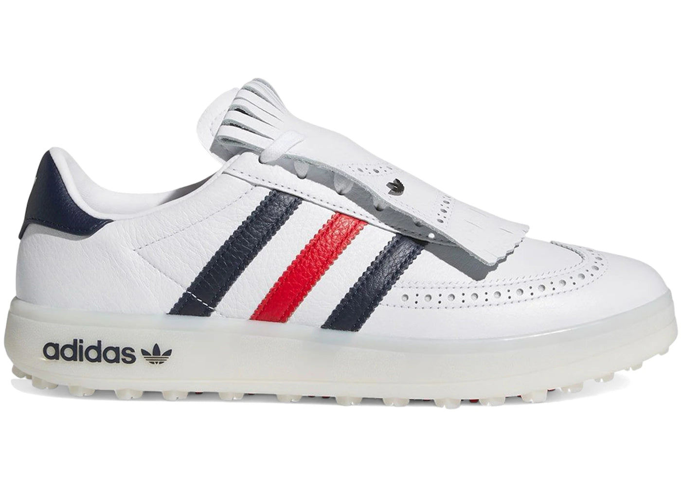 adidas Coursecup Spikeless Golf White Night Indigo Better Scarlet
