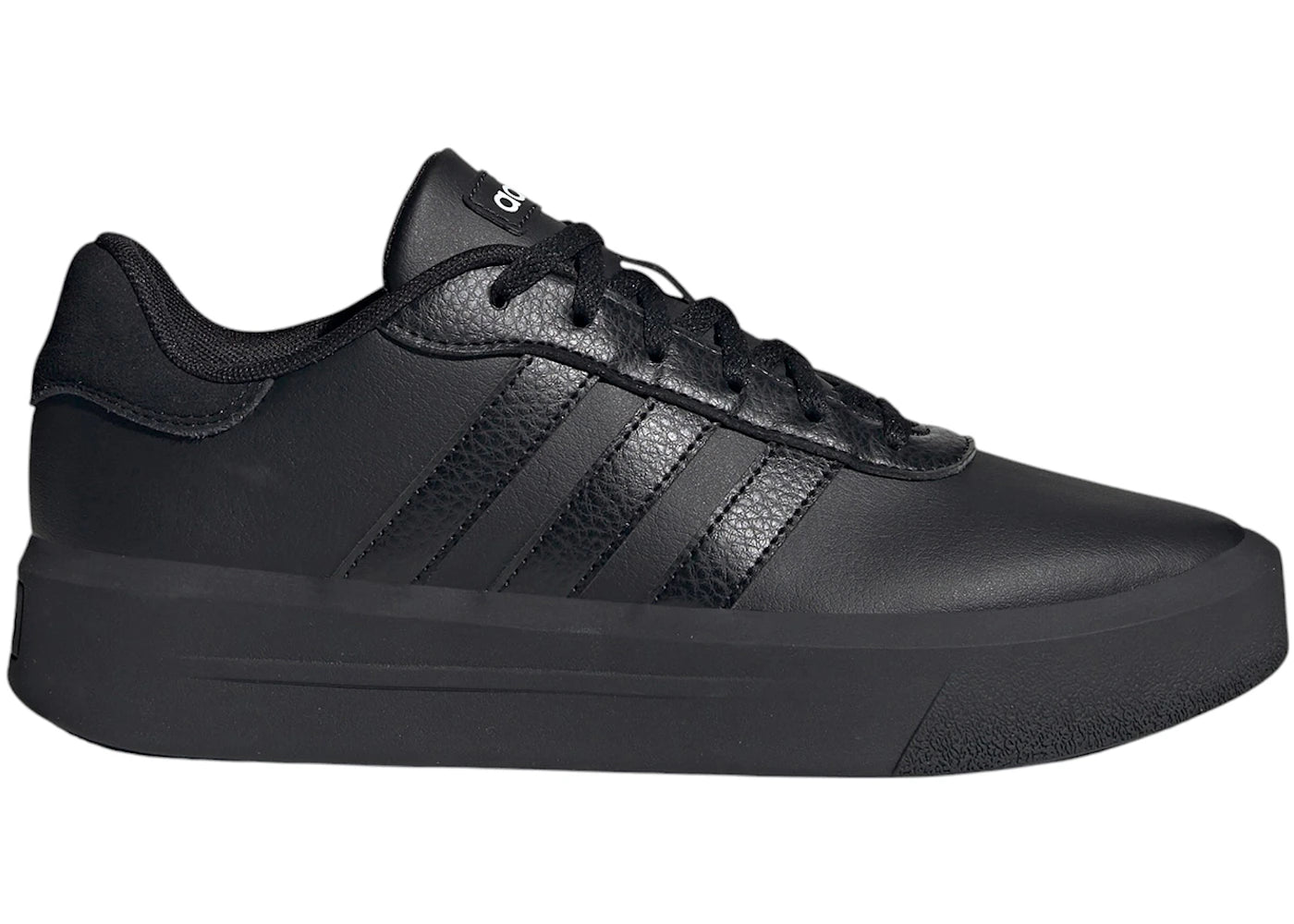 adidas Court Platform Core Black Cloud White (Women's)