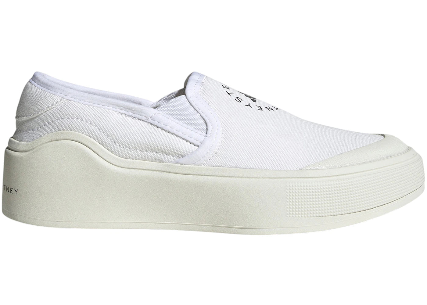 adidas Court Slip-On by Stella McCartney Cloud White Core Black