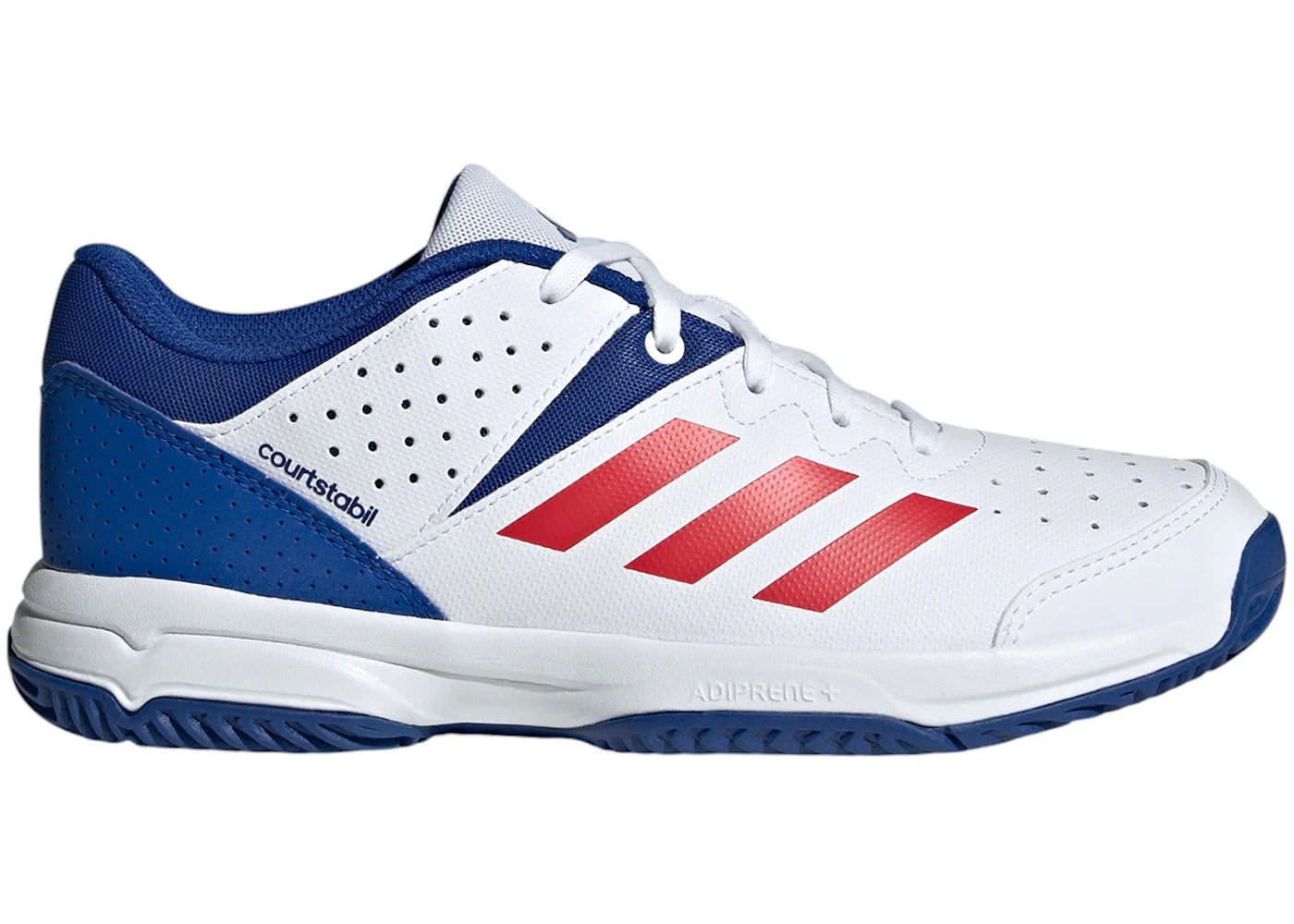 adidas Court Stabil Cloud White Pure Ruby Royal Blue (GS)