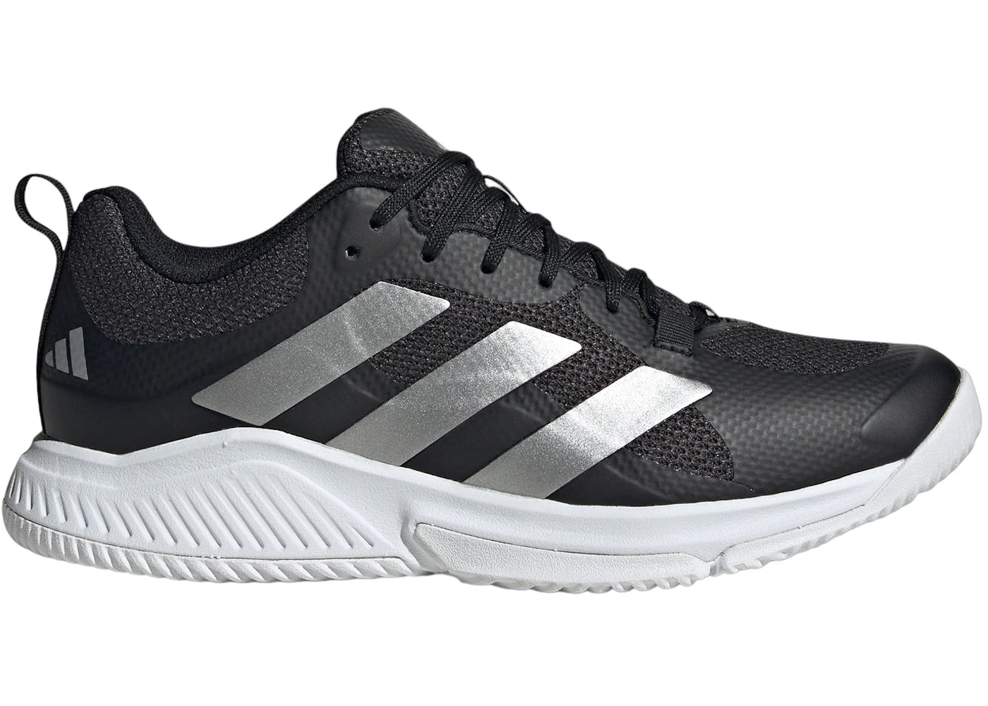 adidas Court Team Bounce 2.0 Core Black Silver Metallic Cloud White (Women's)