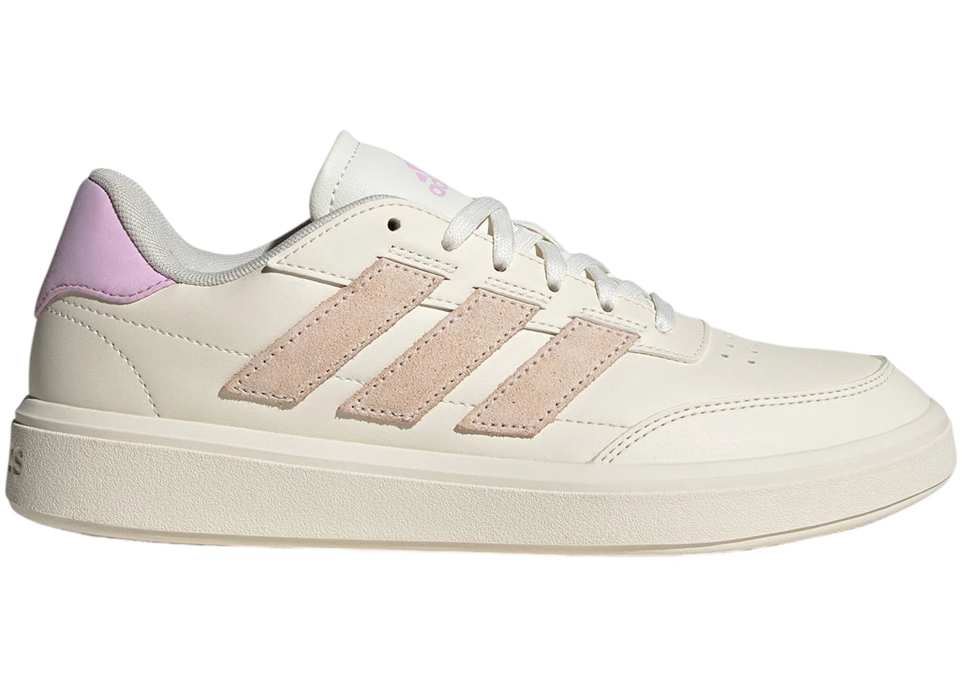 adidas Courtblock Chalk White Wonder Quartz Bliss Lilac (Women's)