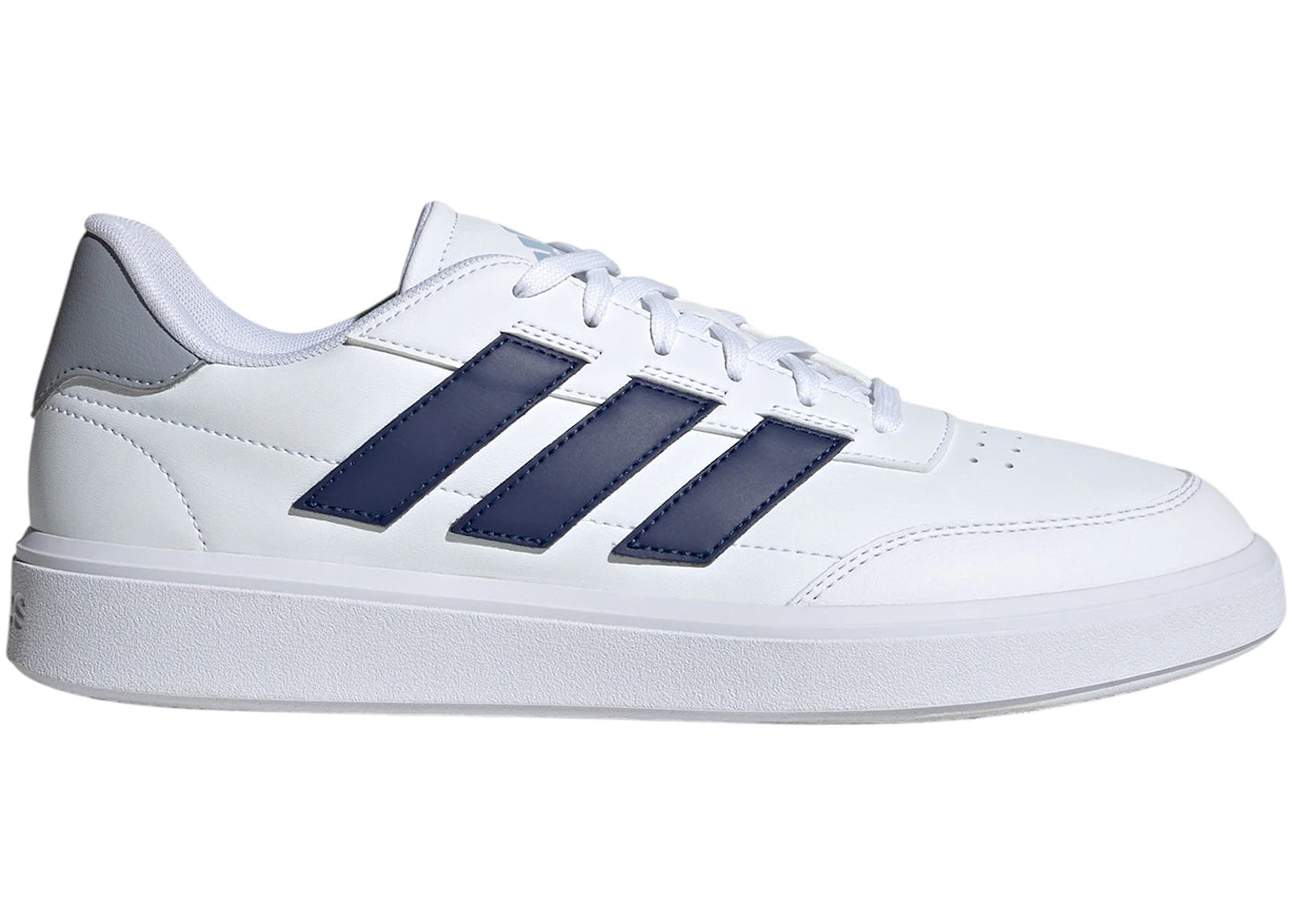 adidas Courtblock Cloud White Dark Blue Halo Silver