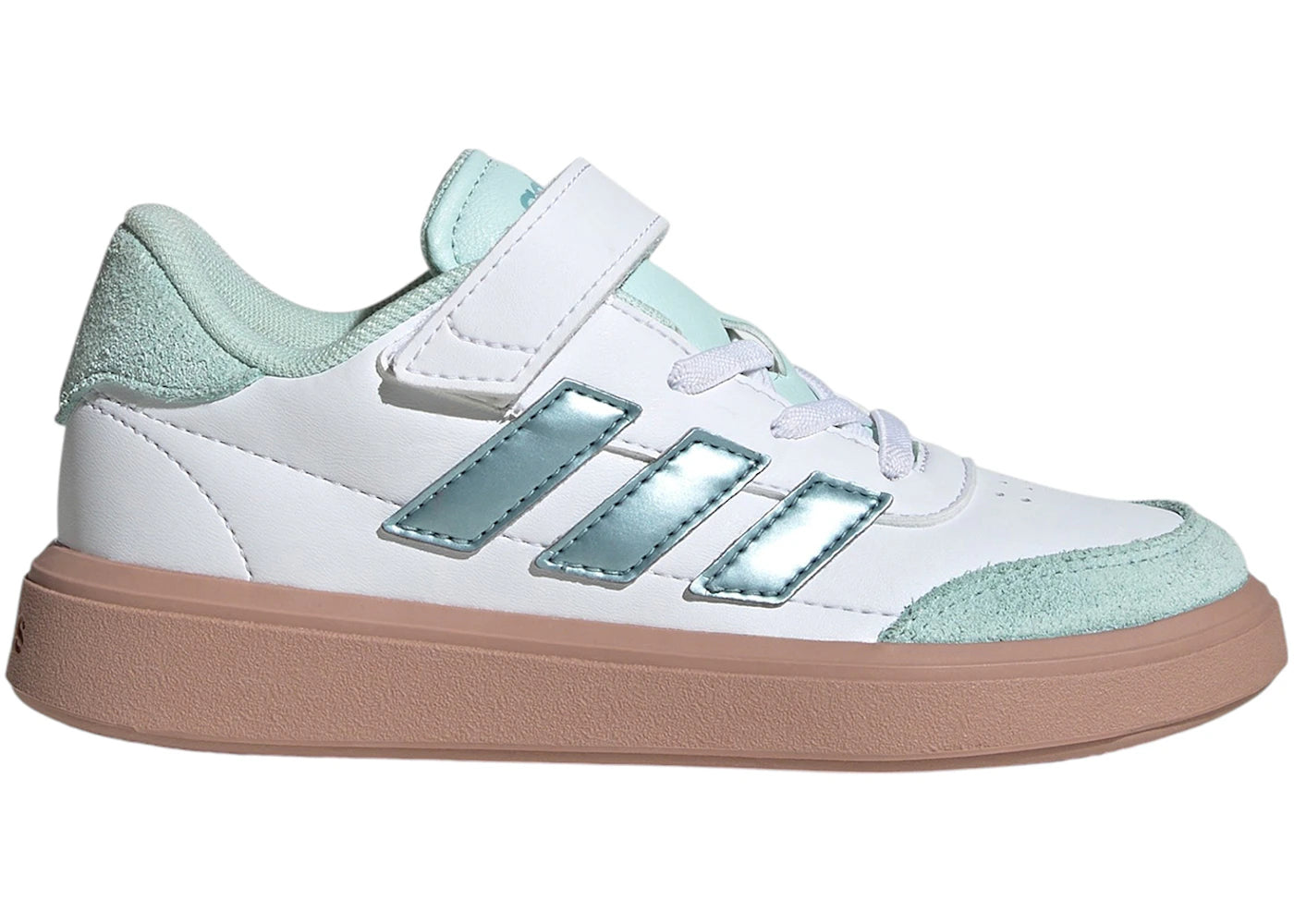 adidas Courtblock Cloud White Magic Grey Met Halo Mint (PS)