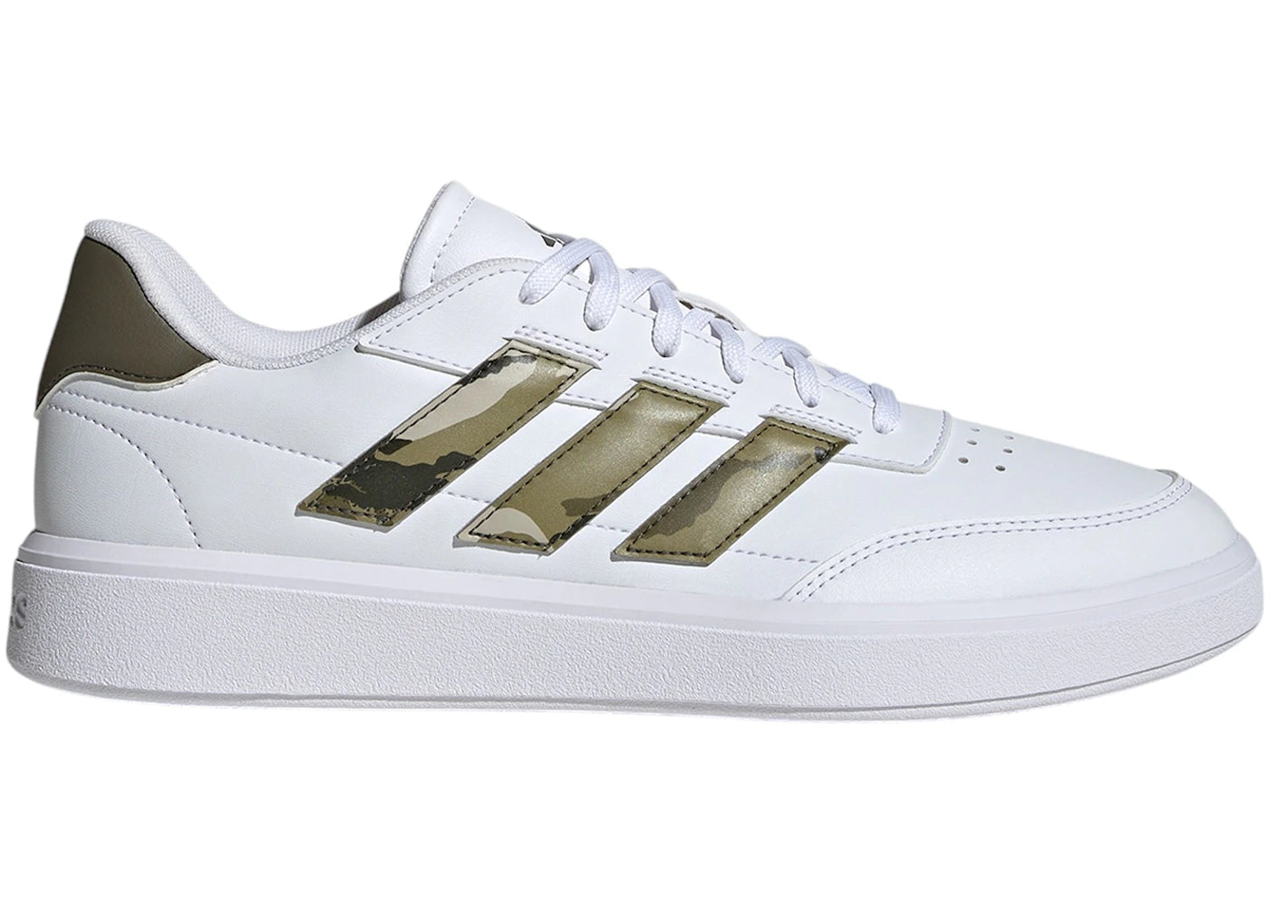 adidas Courtblock Cloud White Olive Strata Shadow Olive