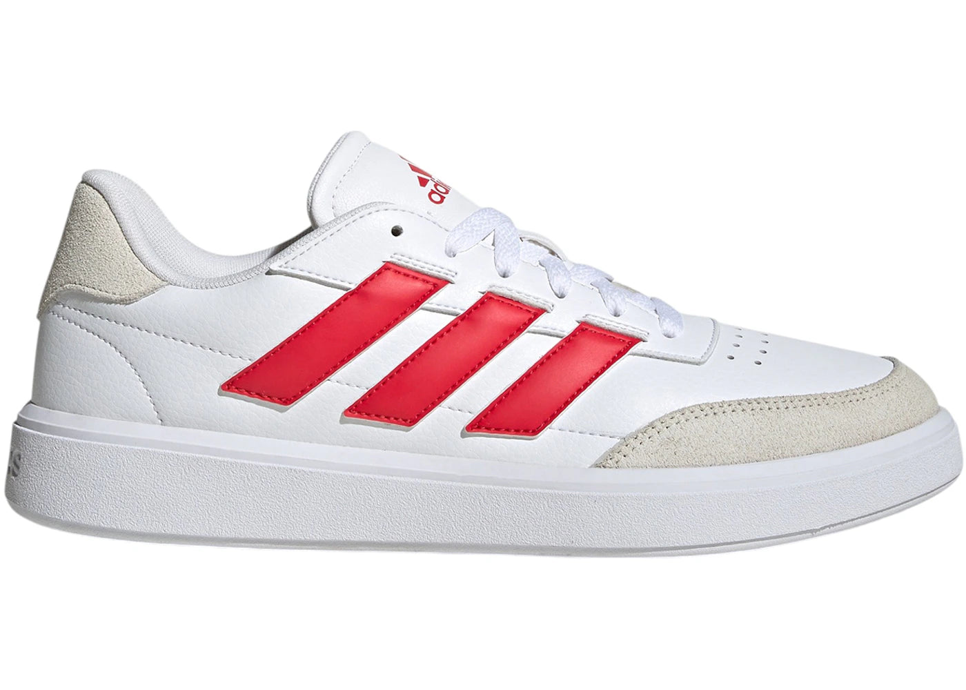 adidas Courtblock Cloud White Pure Ruby Off White