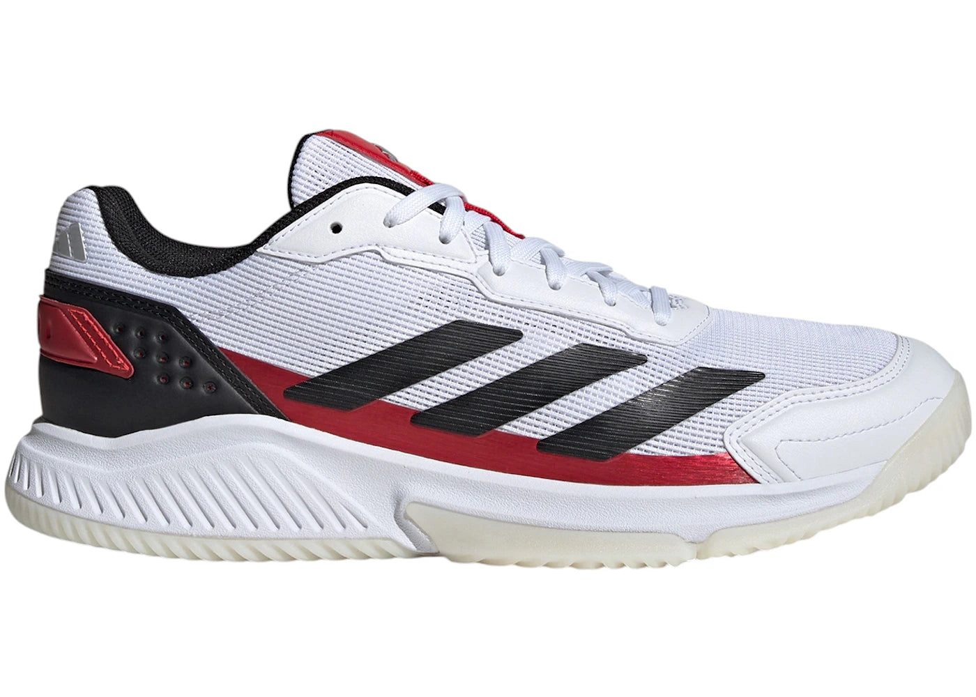 adidas Courtquick Padel Cloud White Core Black Lucid Red