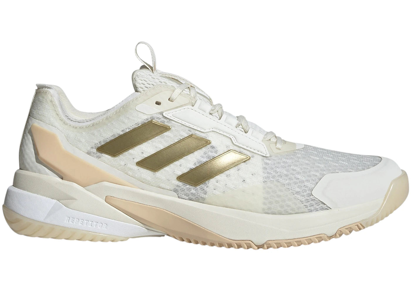 adidas Crazyflight 6 Indoor Off White Gold Metallic Crystal Sand (Women's)