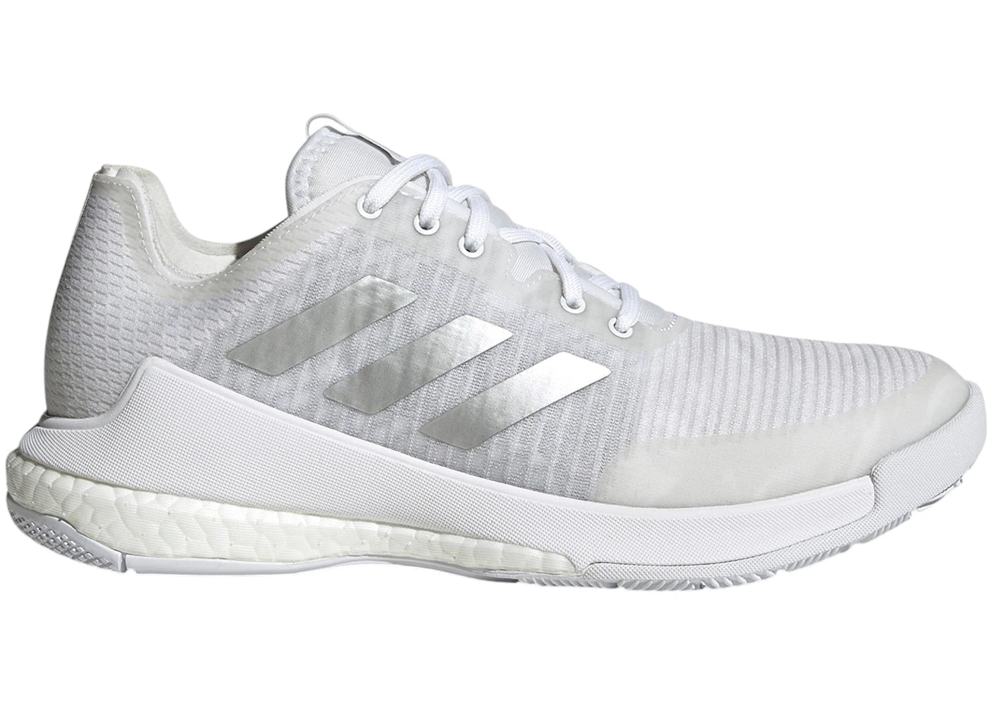 adidas Crazyflight Volleyball Cloud White Silver Metallic (Women's)
