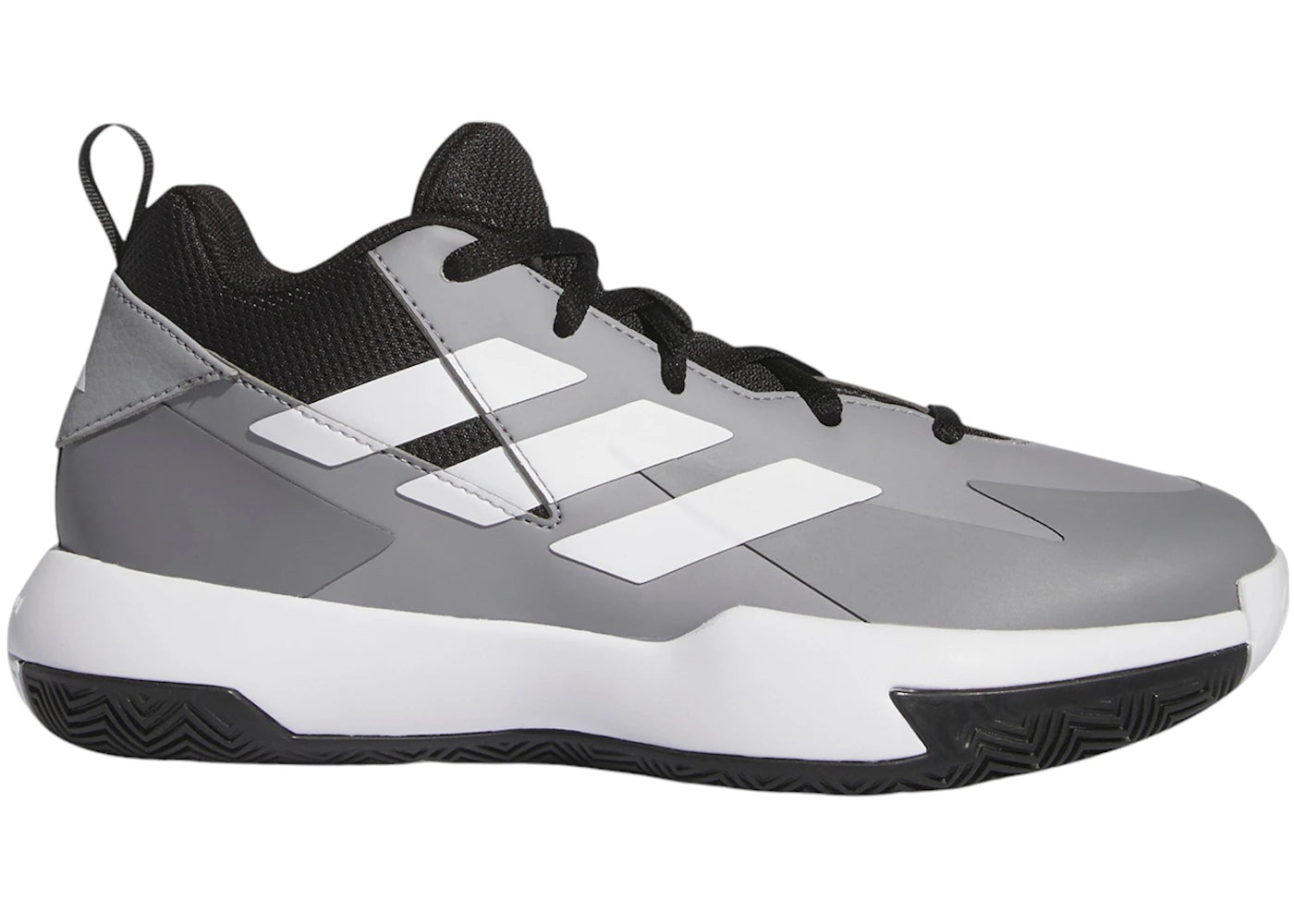 adidas Cross Em Up Select Mid Grey Three Cloud White Core Black (GS)