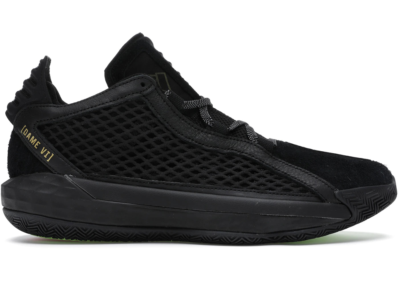 adidas Dame 6 Leather Black Gold