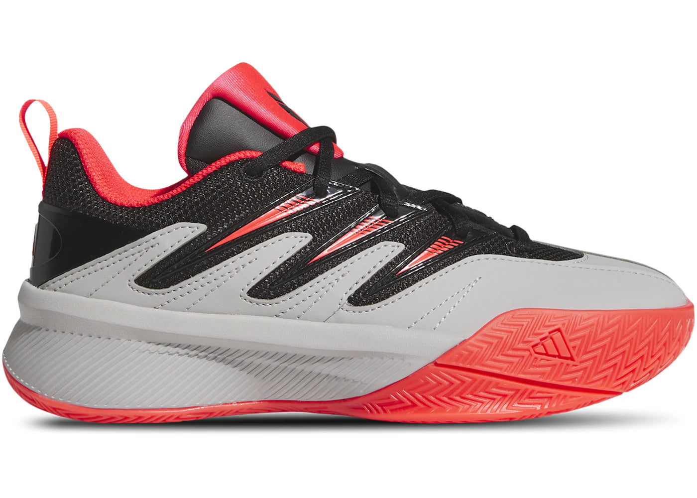 adidas Dame Certified 3 Core Black Lucid Red Grey Two (GS)