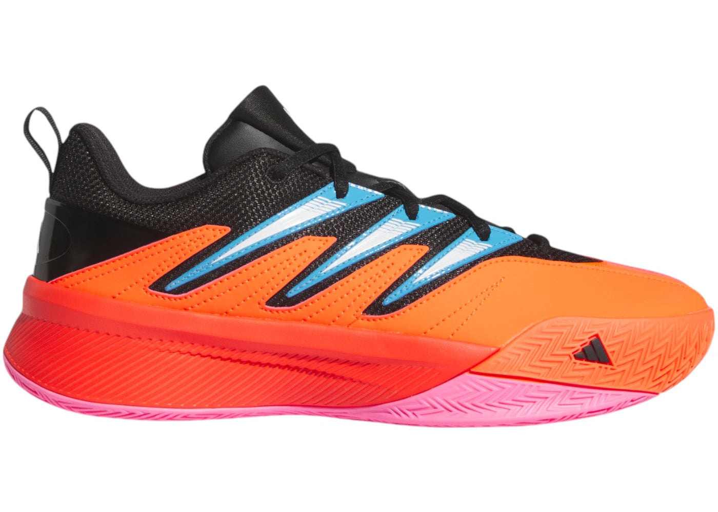 adidas Dame Certified 3 Low Solar Red Core Black Cloud White