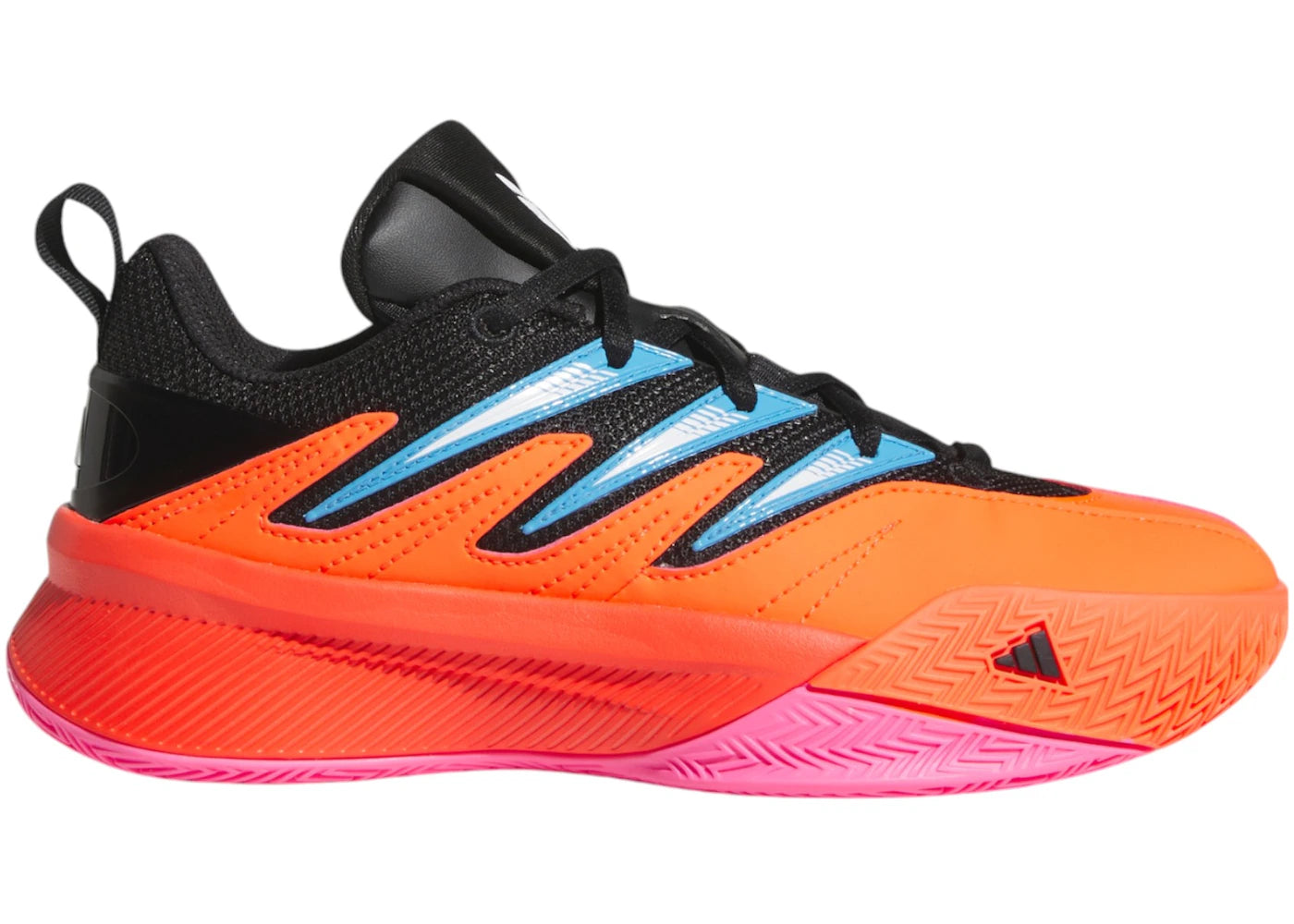 adidas Dame Certified 3 Solar Red Core Black Cloud White (GS)