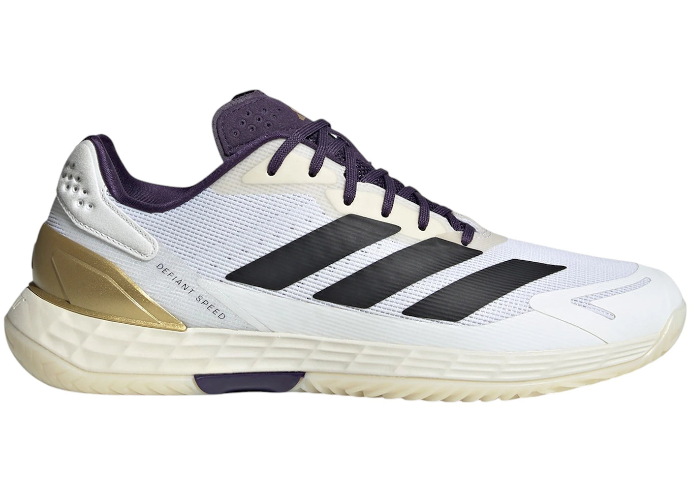 adidas Defiant Speed 2 Cloud White Core Black Aurora Plum