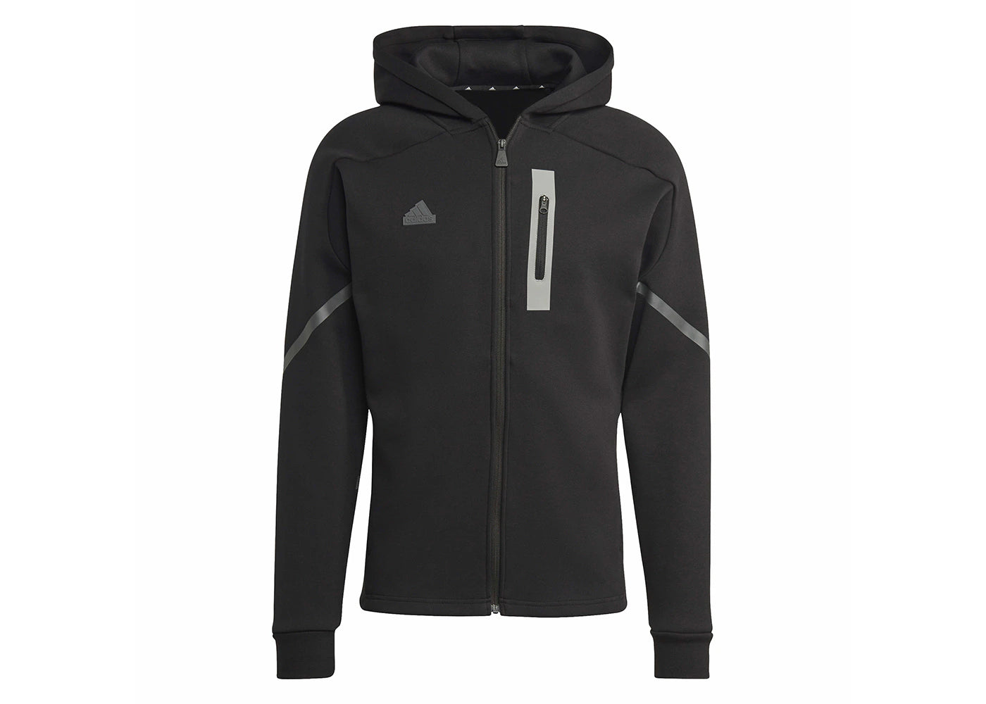 adidas Designed For Gameday Full-Zip Hoodie Black