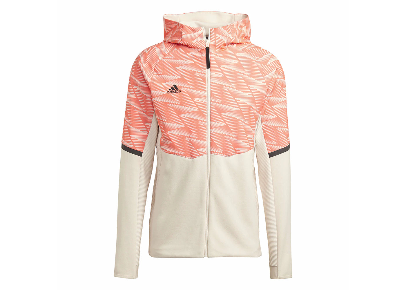 adidas Designed For Gameday Full-Zip Hoodie Wonder White