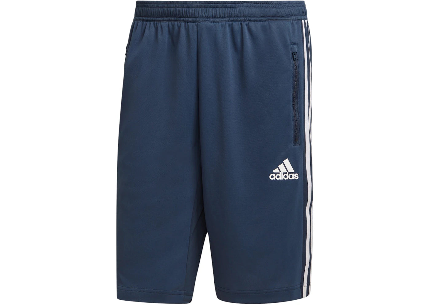 adidas Designed To Move 3-Stripes Primeblue Shorts Crew Navy/White