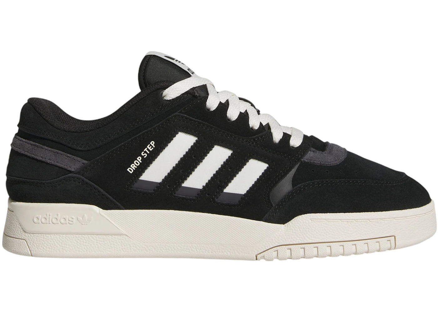 adidas Drop Step Low Core Black Off White Carbon – Side Kicks