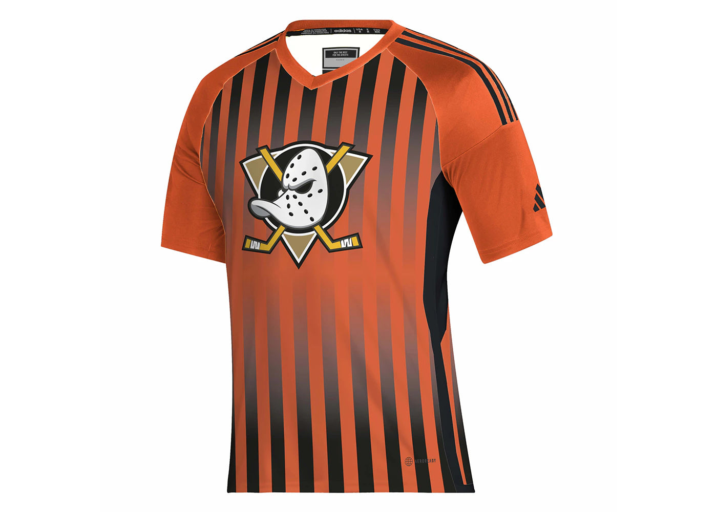 adidas Ducks Hockey Tee Team Orange/Black/Multi