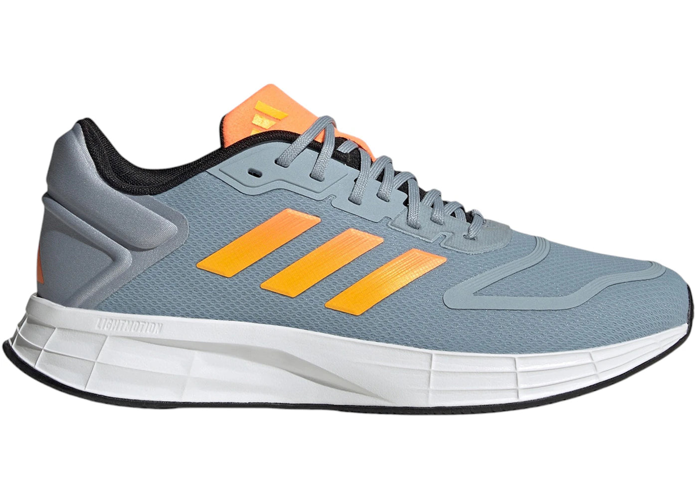 adidas Duramo 10 Light Grey Screaming Orange Solar Gold
