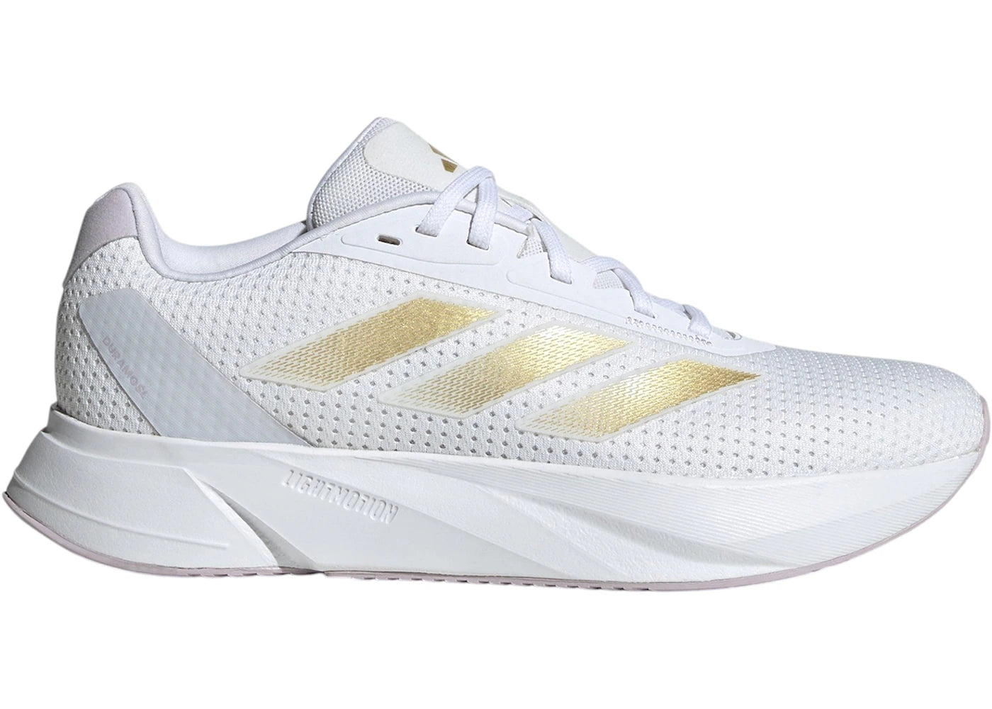 adidas Duramo SL Cloud White Gold Metallic Dash Grey (Women's)
