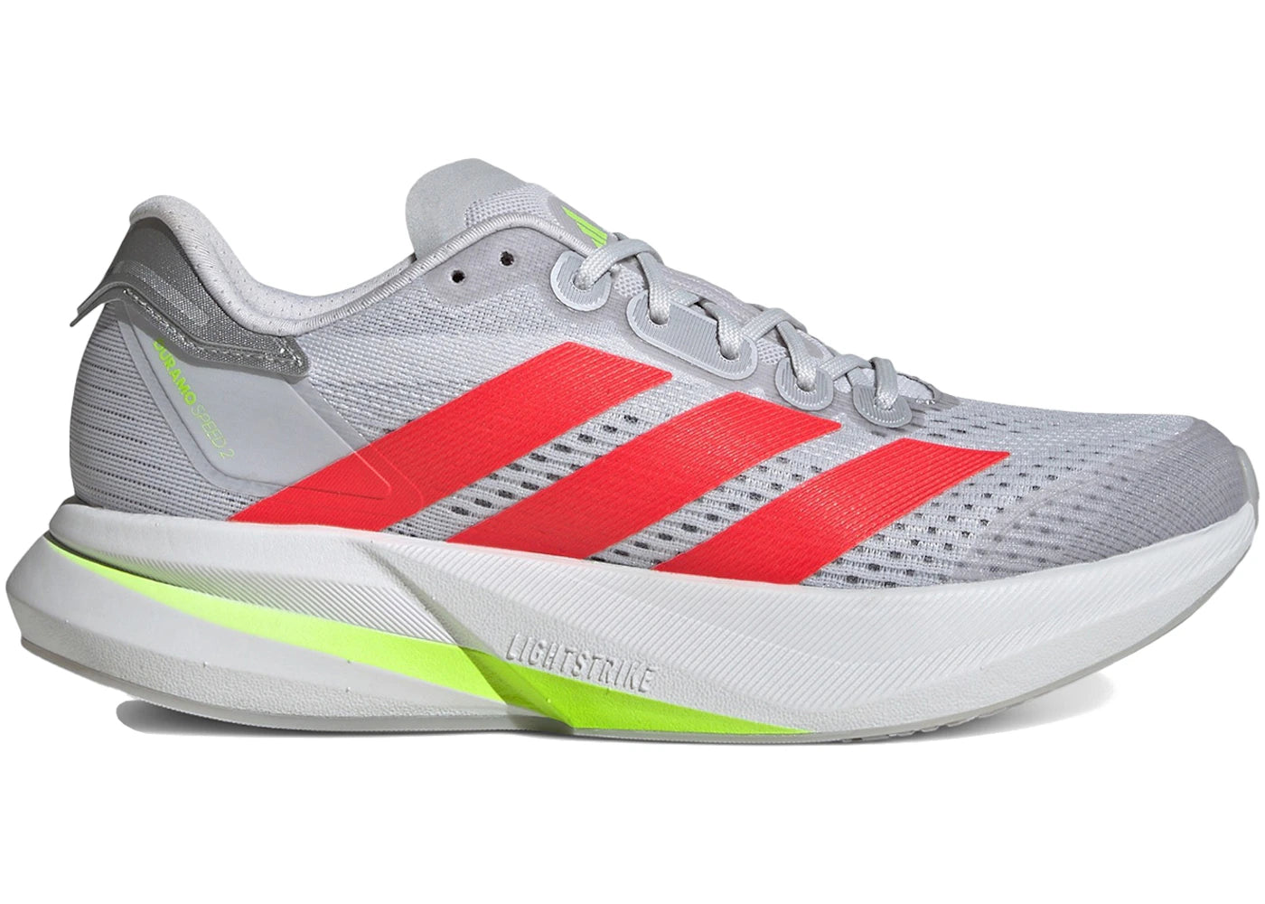 adidas Duramo Speed 2 Dash Grey Lucid Red Lucid Lemon (Women's)