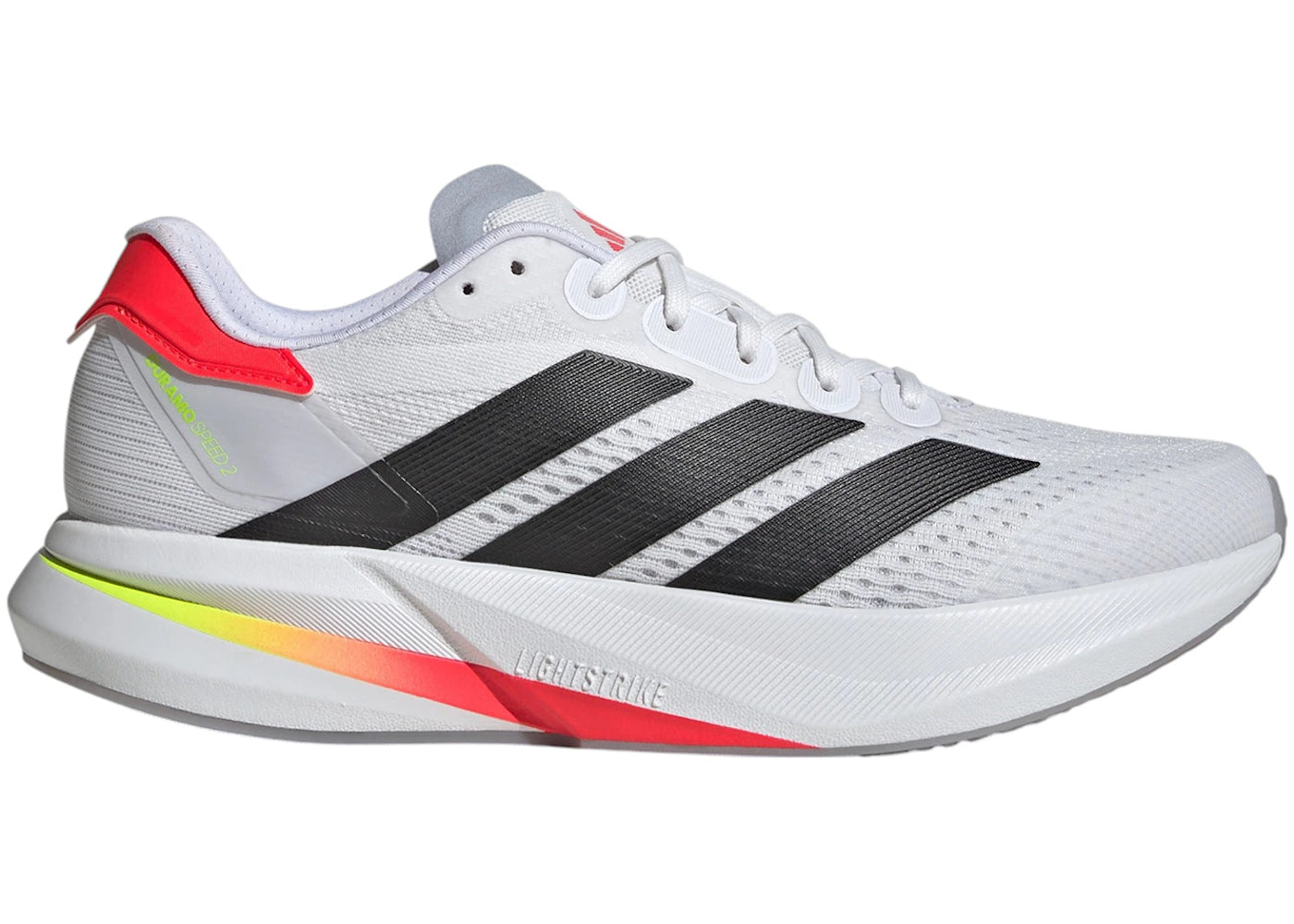 adidas Duramo Speed Cloud White Core Black Lucid Red