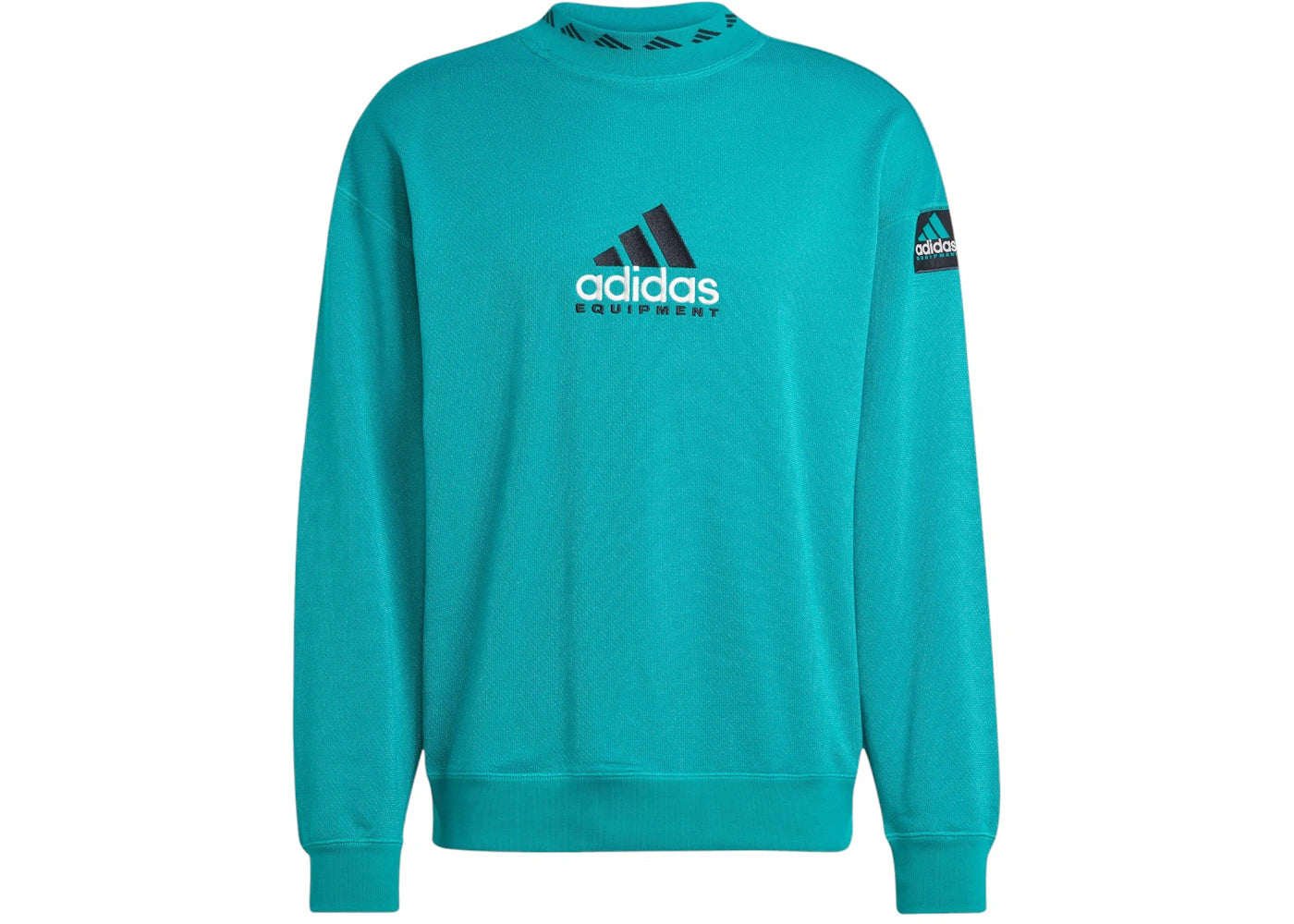 adidas Eqt Reflective Crewneck Sweatshirt Equipment Green