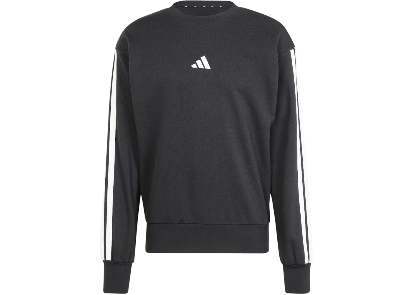 adidas Essentials 3-Stripes French Terry Sweatshirt Black/White