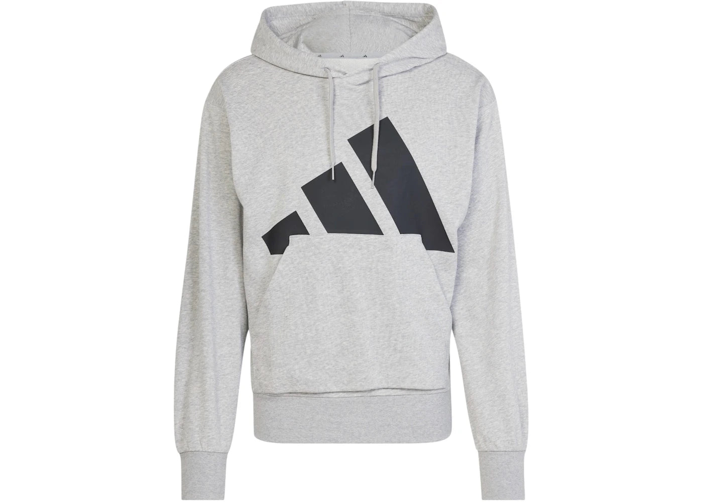 adidas Essentials Big Logo French Terry Hoodie Medium Grey Heather/Black