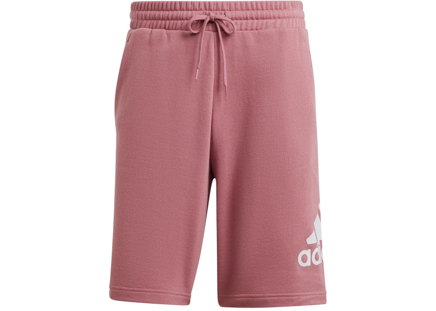 adidas Essentials Big Logo French Terry Shorts Preloved Crimson