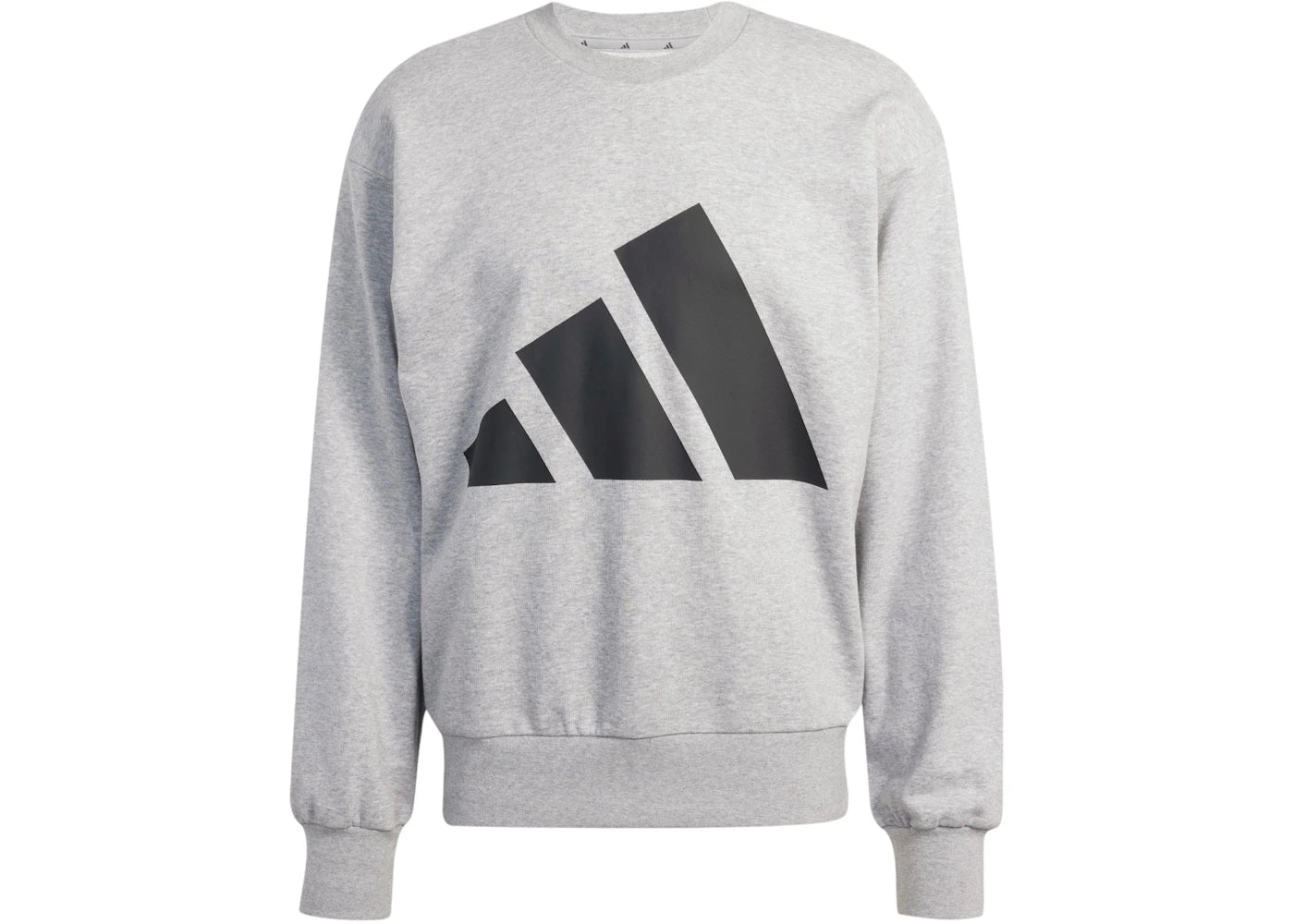 adidas Essentials Big Logo French Terry Sweatshirt Medium Grey Heather/Black