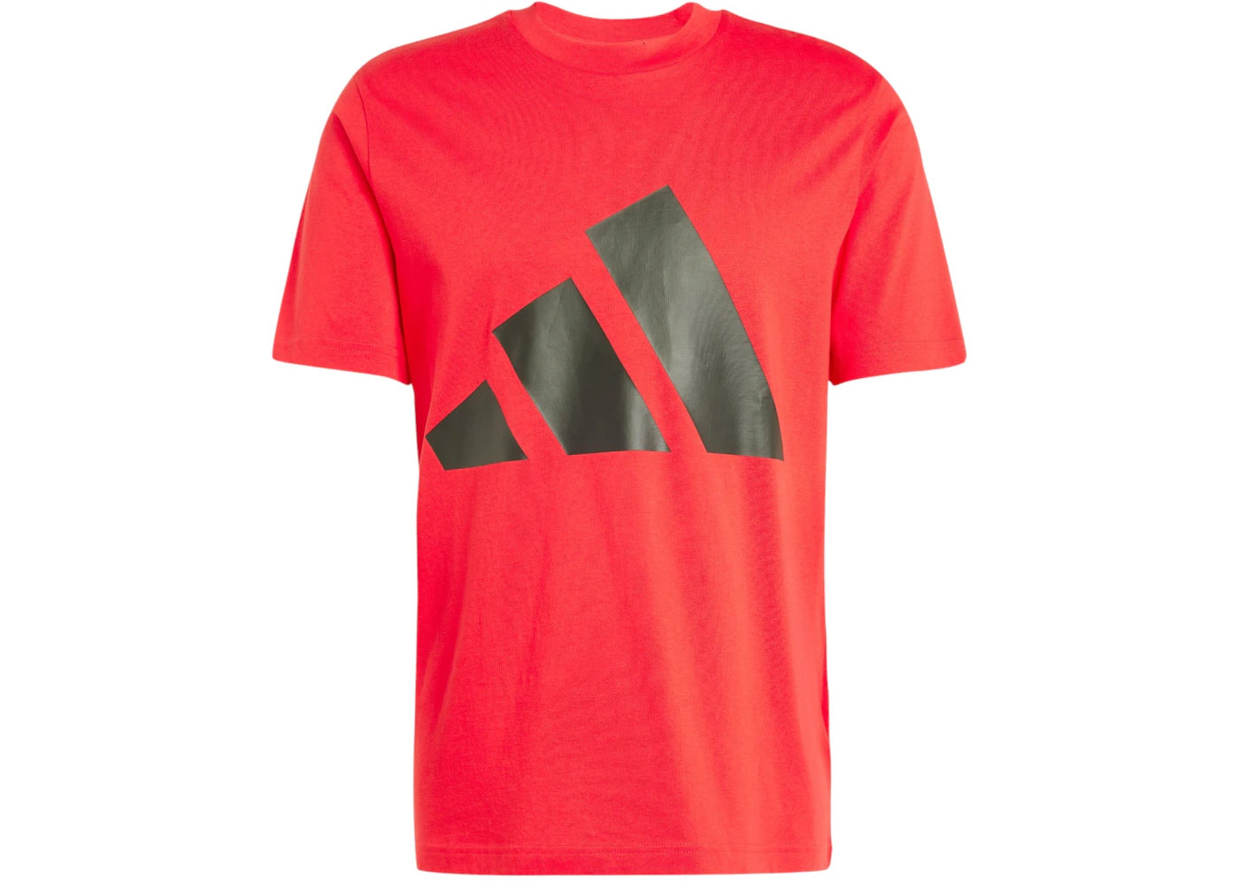 adidas Essentials Big Logo Tee Pure Ruby/Black