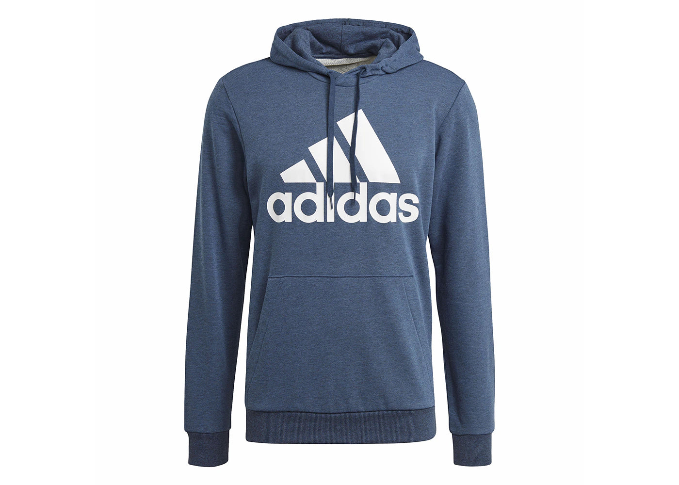 adidas Essentials French Terry Big Logo Hoodie Crew Navy Mel/White