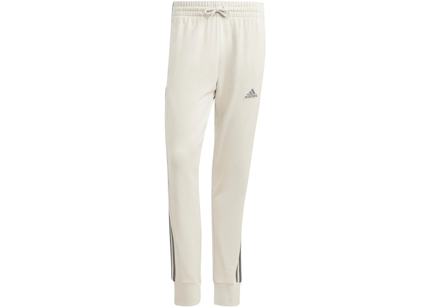 adidas Essentials French Terry Tapered Cuff 3-Stripes Pant Alumina