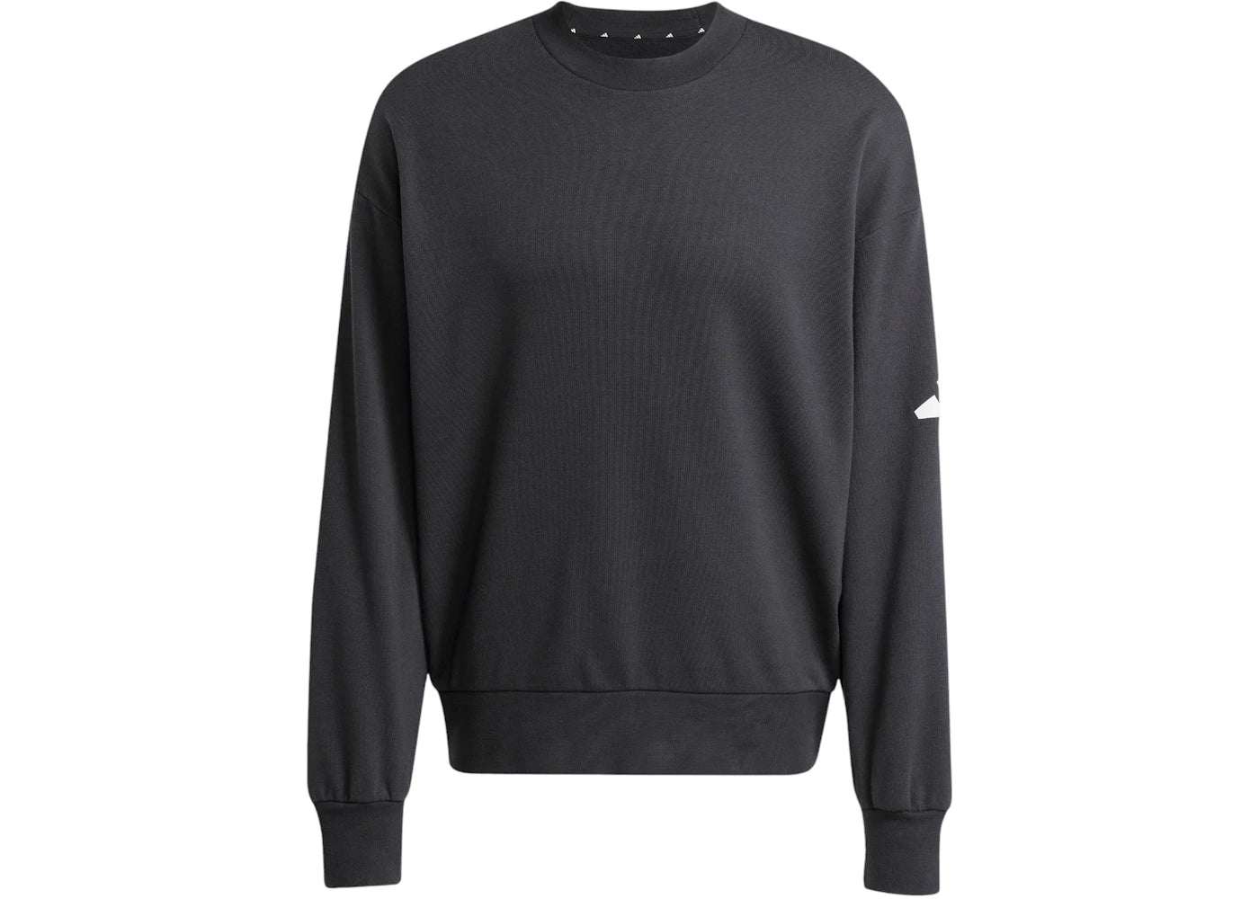 adidas Essentials Loose Fit 3 Bar Logo Sweatshirt Black/White