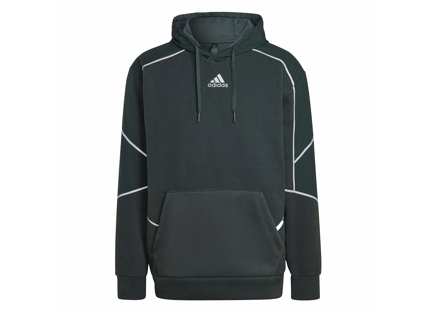 adidas Essentials Reflect In The Dark Polar Fleece Hoodie Shadow Green/Pulse Olive/Halo Silver