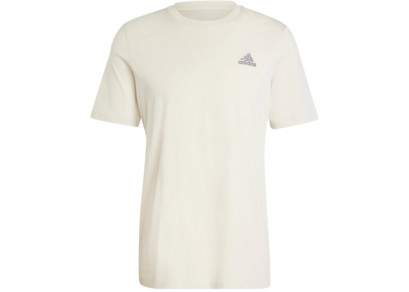 adidas Essentials Single Jersey Embroidered Small Logo T-Shirt Alumina