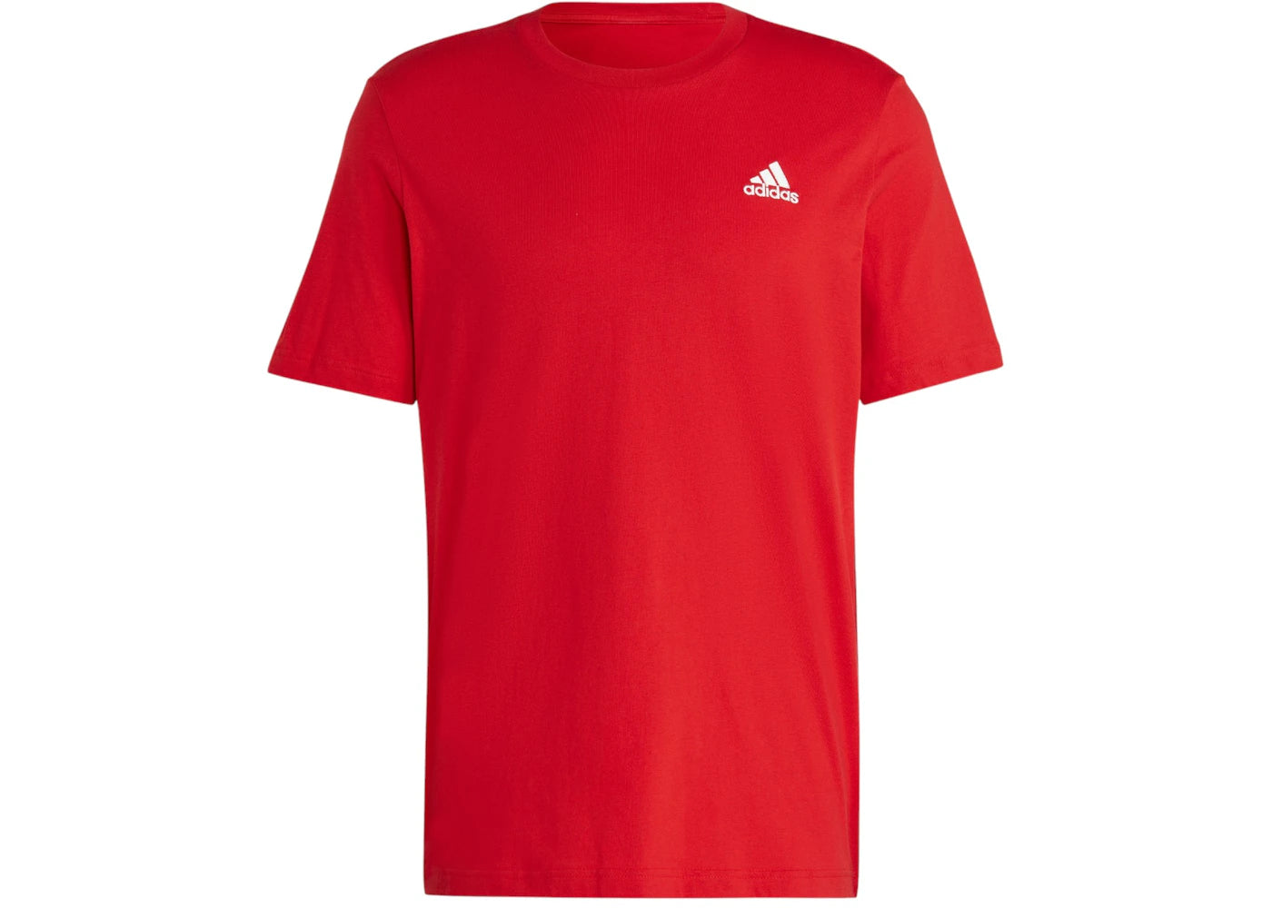 adidas Essentials Single Jersey Embroidered Small Logo T-Shirt Better Scarlet