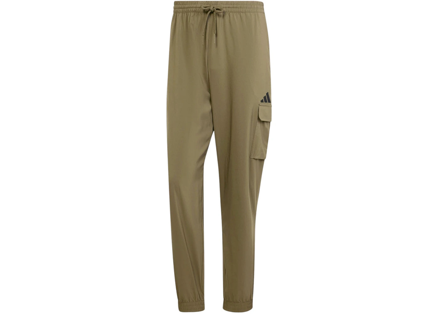 adidas Essentials Small Logo Cargo Pant Olive Strata/Black