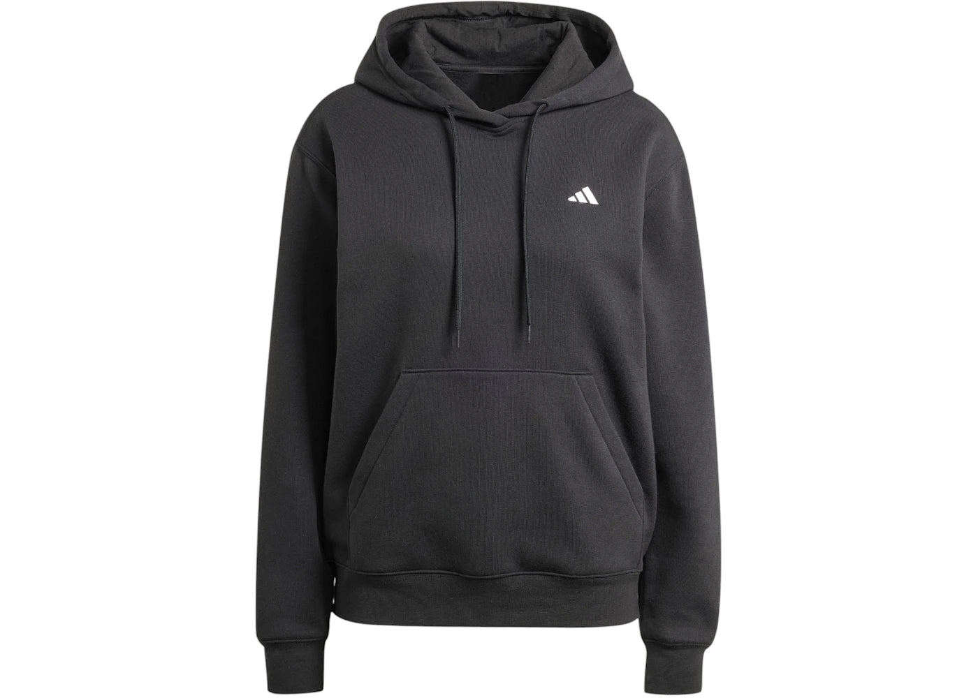adidas Essentials Small Logo Feel Cozy Hoodie Black