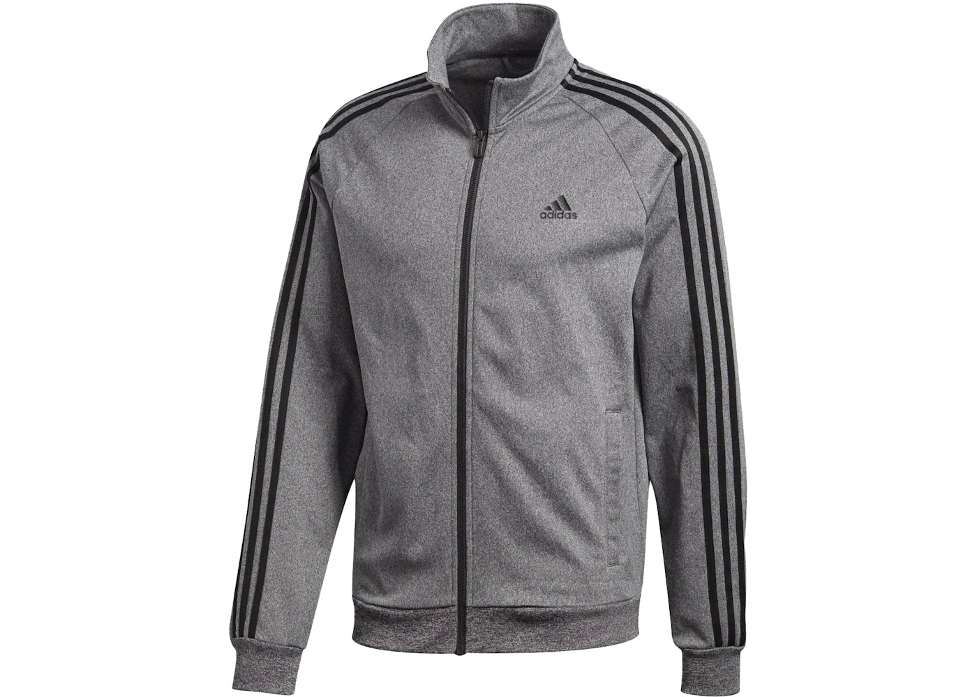 adidas Essentials Track Jacket Dark Grey Heather/Black