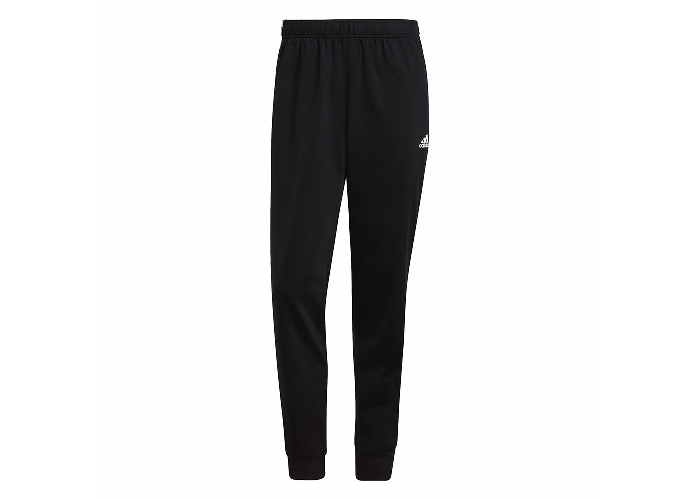 adidas Essentials Warm-Up Tapered 3-Stripes Track Pants Black/White