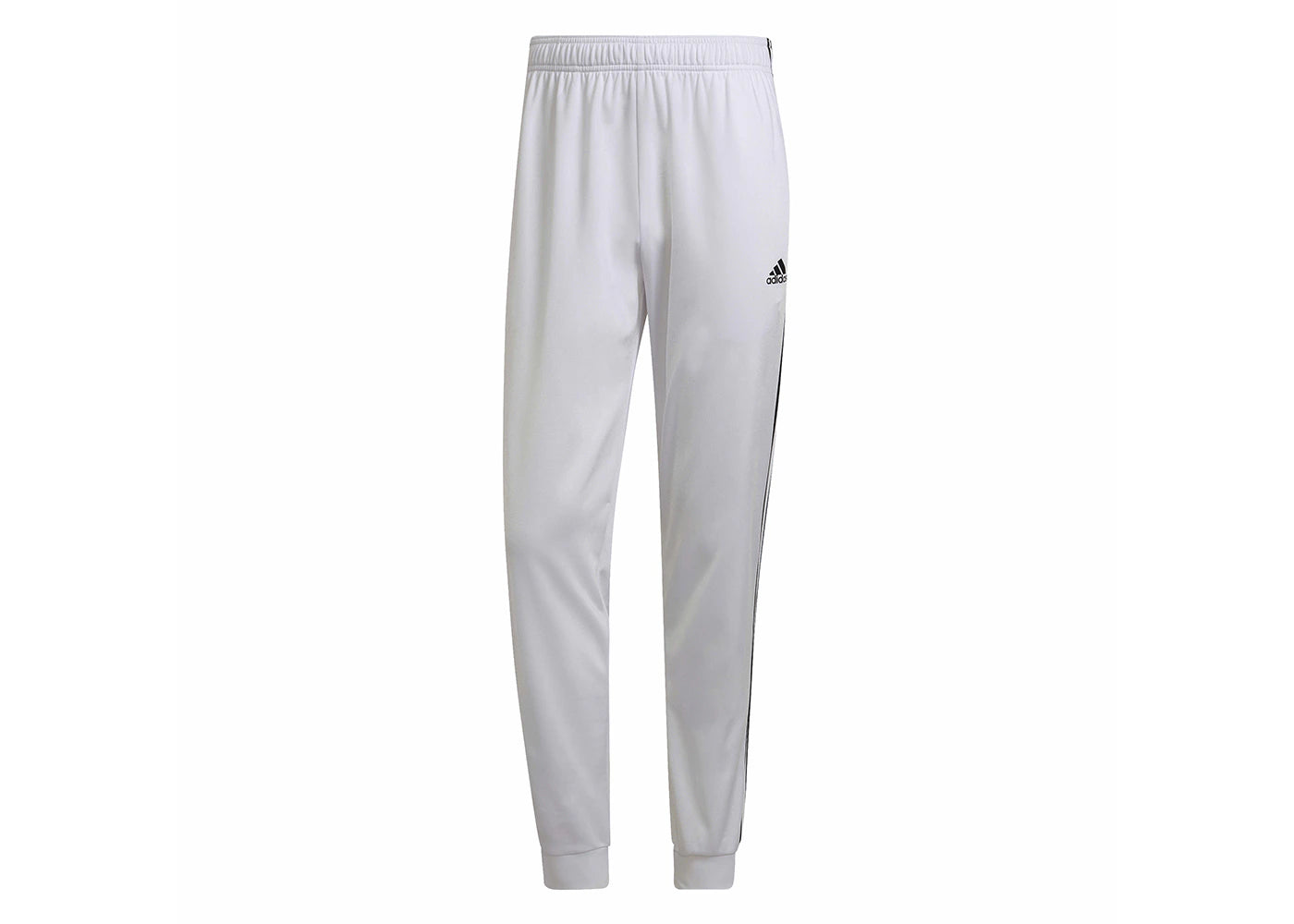 adidas Essentials Warm-Up Tapered 3-Stripes Track Pants White/Black