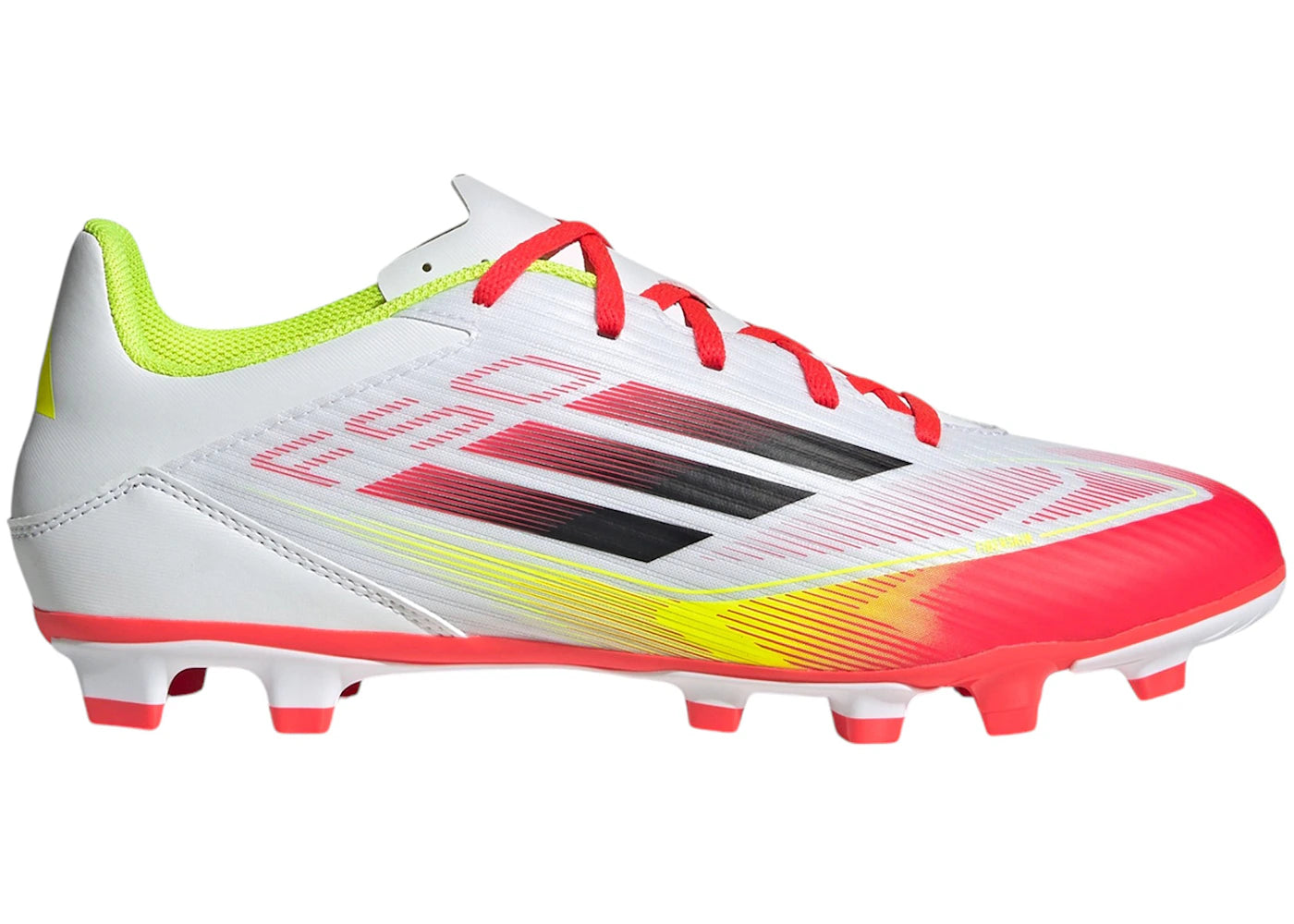 adidas F50 Club FG/MG Cloud White Core Black Solar Yellow