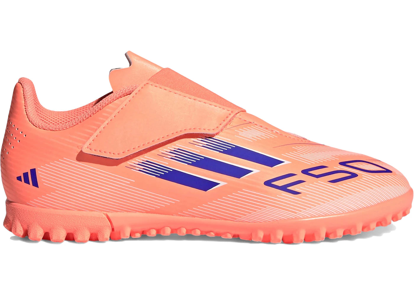 adidas F50 Club Hook-and-Loop TF Coral Blaze Pack (Kids)
