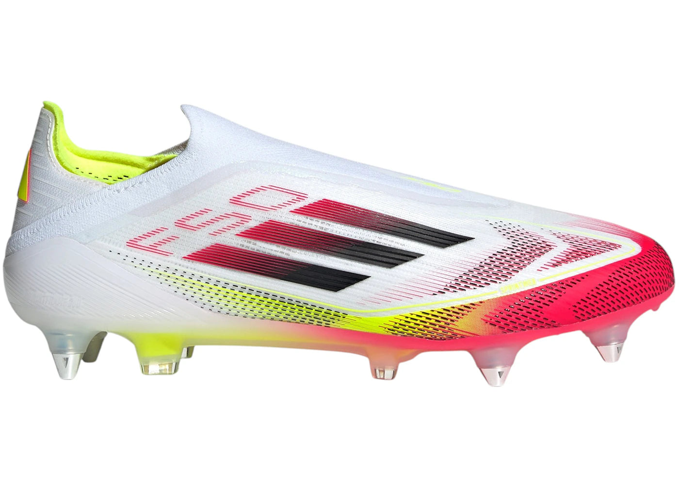 adidas F50 Elite Laceless SG Cloud White Core Black Solar Yellow