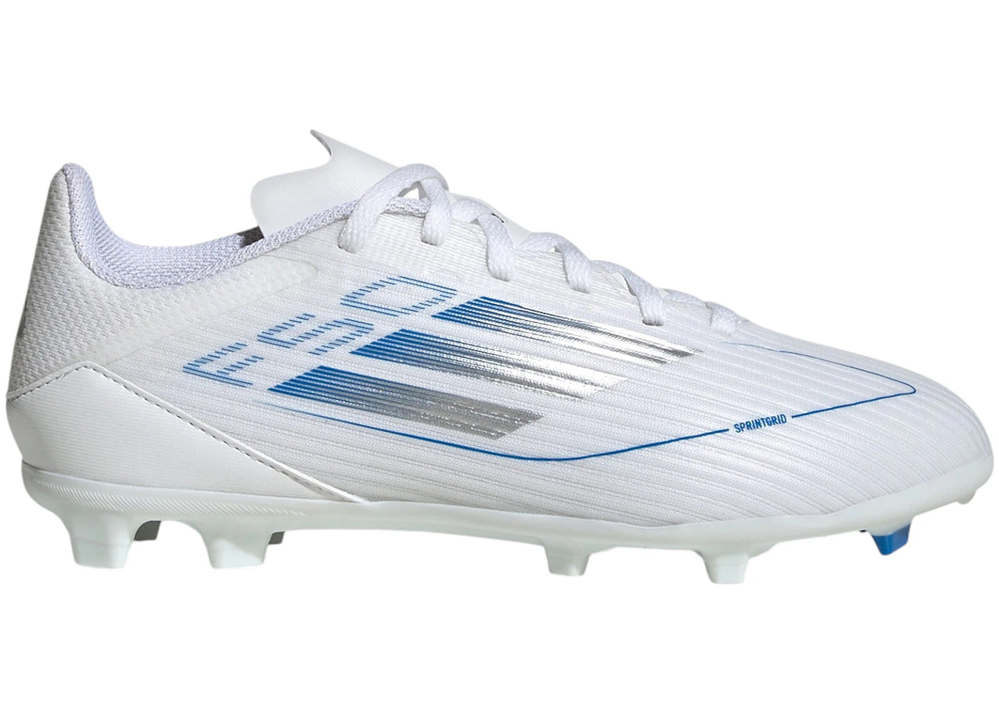 adidas F50 League FG/MG Cloud White Silver Metallic (Kids)
